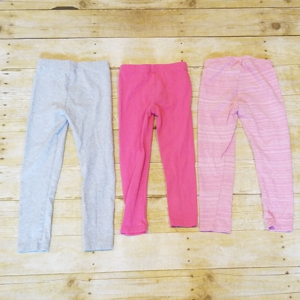 3 pairs of girls leggings